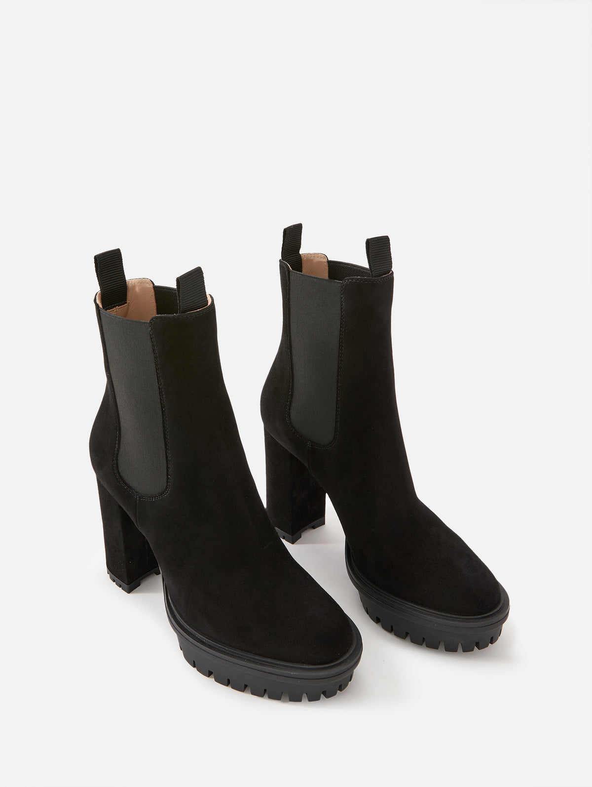 Barry Bootie,GIANVITO ROSSI,BLACK,Image 2