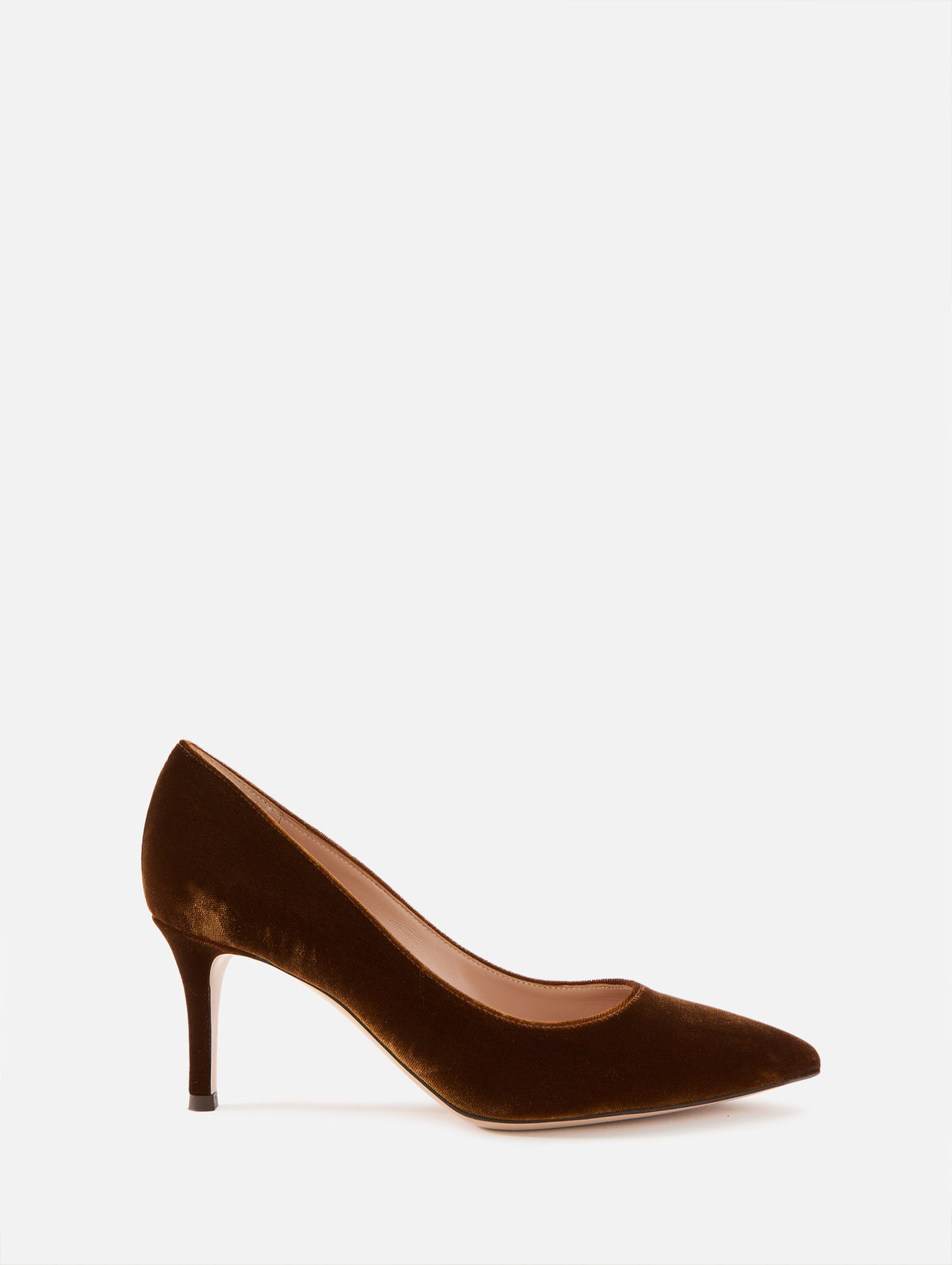 Gianvito Pump 70mm,GIANVITO ROSSI,BROWN,Image 1