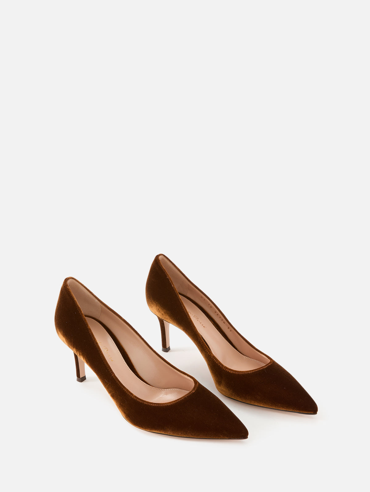 Gianvito Pump 70mm,GIANVITO ROSSI,BROWN,Image 2