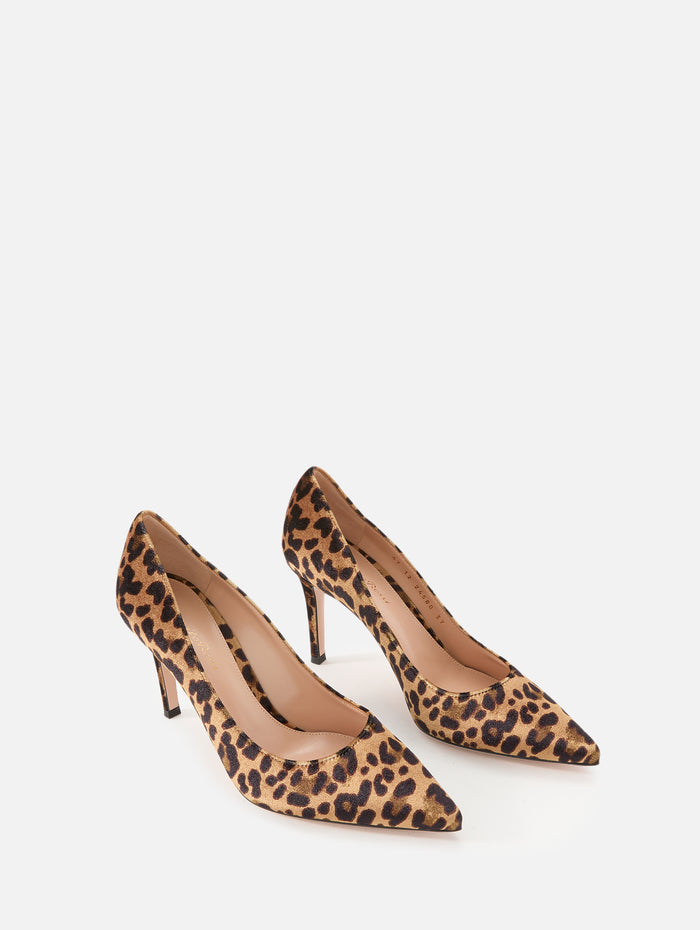 Gianvito Pump 85mm,GIANVITO ROSSI,LEOPARD PRINT,Image 1