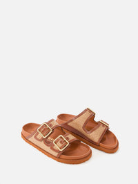 Arizona Framed Raffia 1774 Sandal,BIRKENSTOCK,GINGER BROWN,Image 2