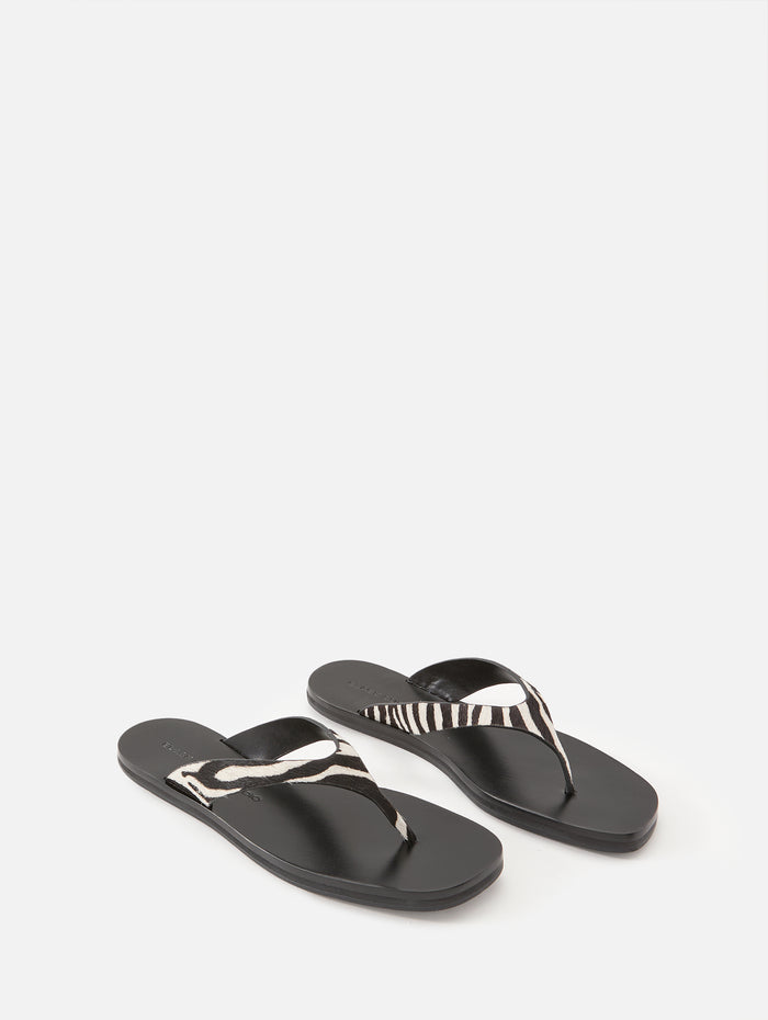 Bae Sandal,BLACK SUEDE STUDIO,ZEBRA,Image 1