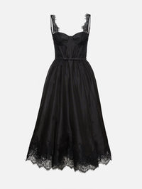 Valiant Lace Trim Midi Dress,ZIMMERMANN,BLACK,Image 1