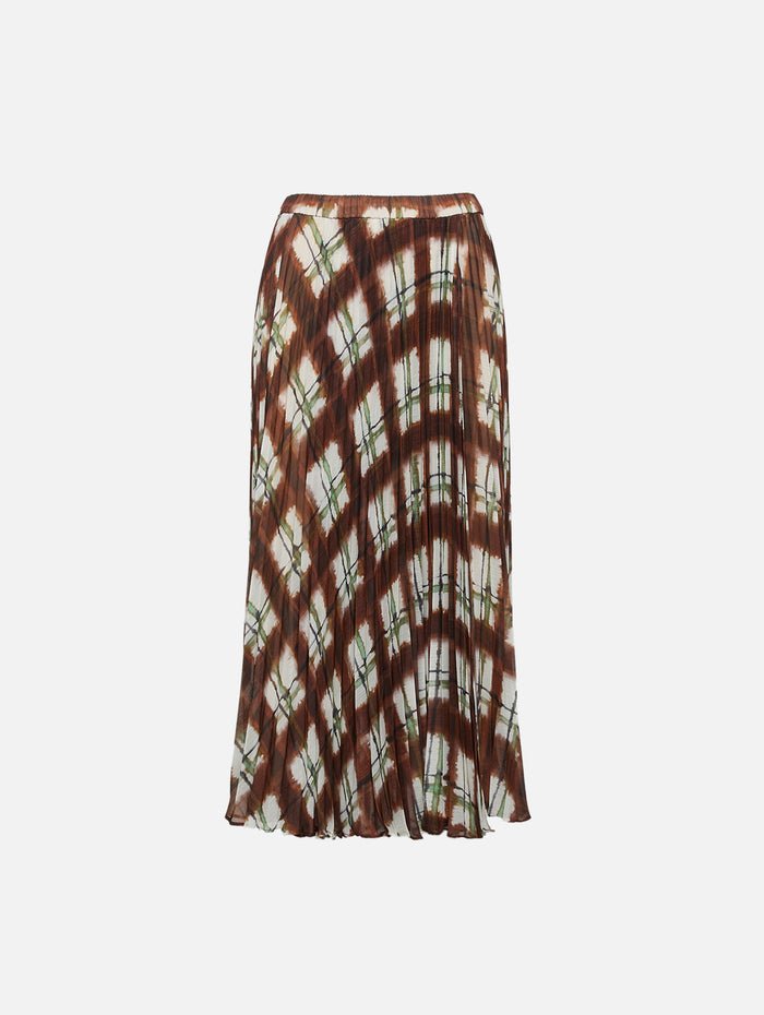 Otta Skirt,CARA CARA,PAINTED PLAID,Image 1