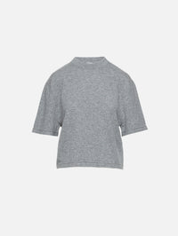 Cropped T Shirt,SASUPHI,MEDIUM GREY,Image 2