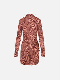 Softly Unbound Mini Dress,JOHANNA ORTIZ,WINE ROSE,Image 1