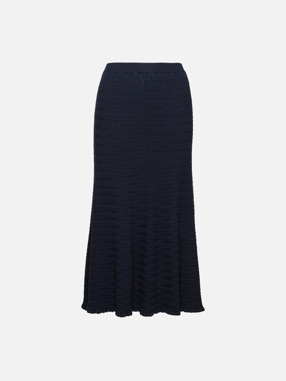 Magnolia Skirt,PROENZA SCHOULER WHITE LABEL,NAVY,Image 1