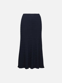 Magnolia Skirt,PROENZA SCHOULER WHITE LABEL,NAVY,Image 1