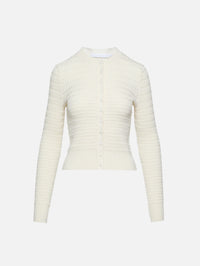 Marci Cardigan,PROENZA SCHOULER WHITE LABEL,VANILLA,Image 2