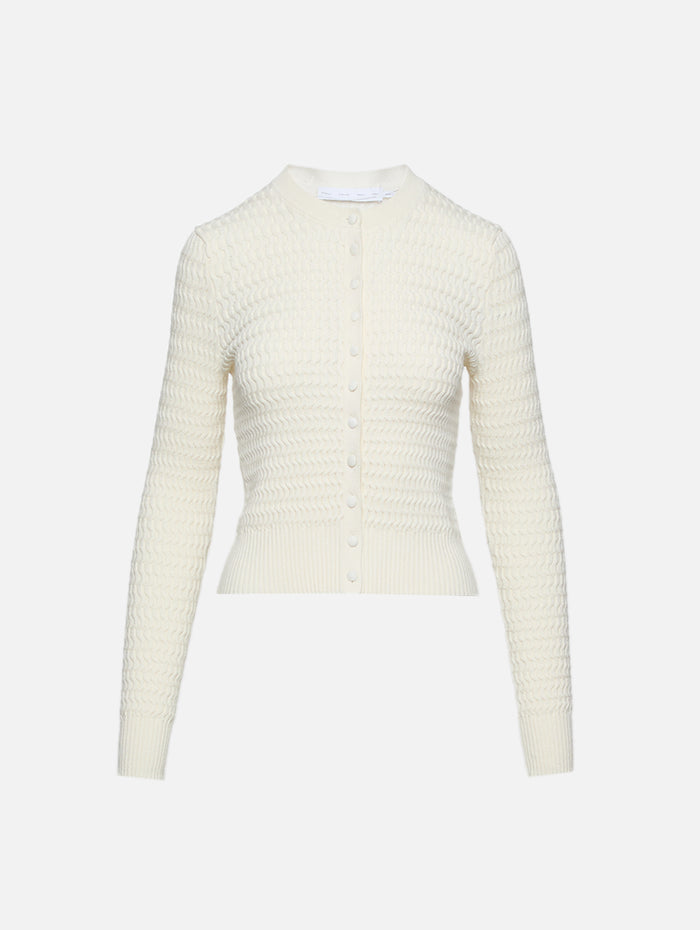 Marci Cardigan,PROENZA SCHOULER WHITE LABEL,VANILLA,Image 1