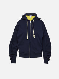 Flamenco Hoodie,LOEWE,NAVY BLUE,Image 2