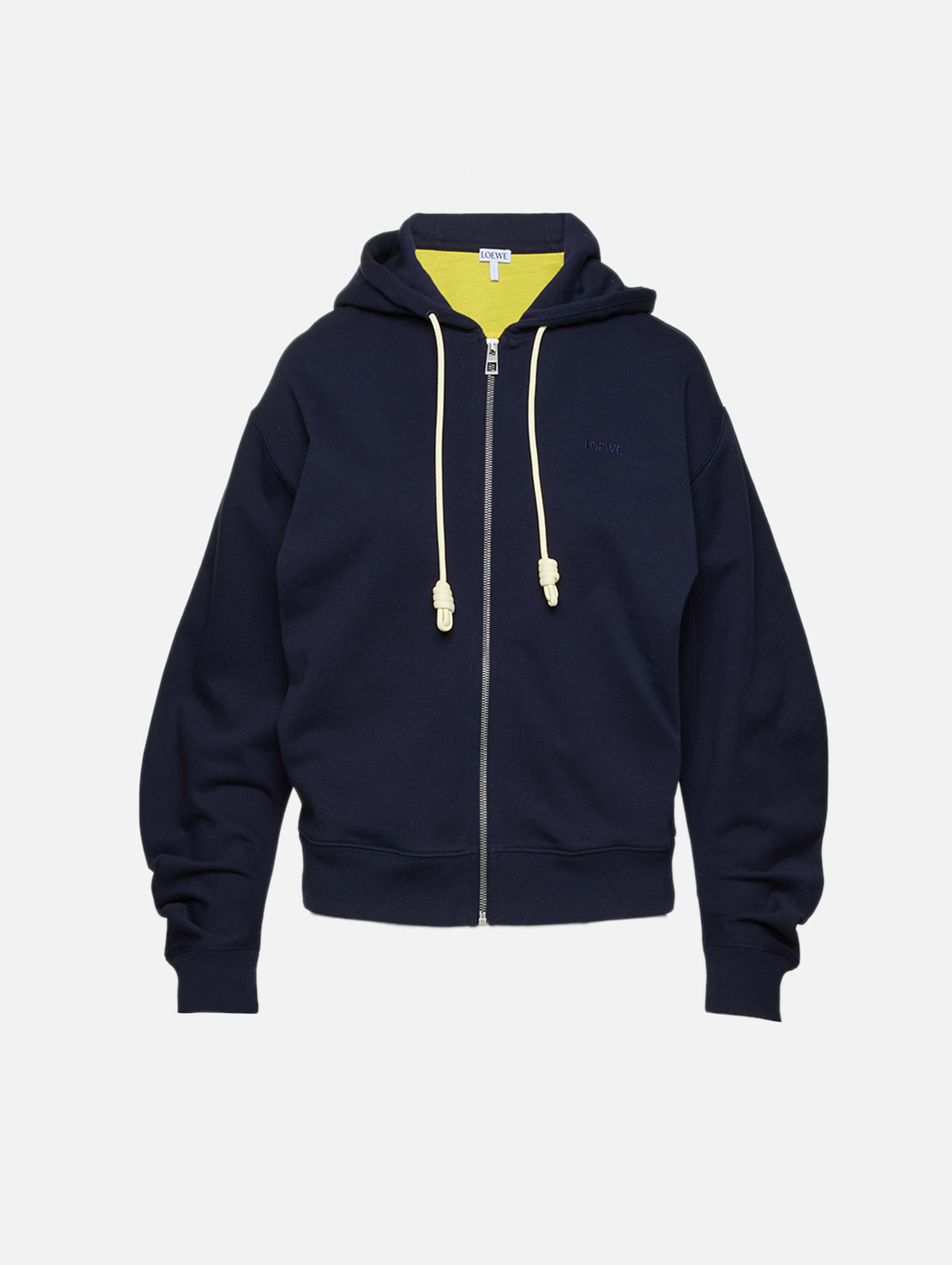 Flamenco Hoodie,LOEWE,NAVY BLUE,Image 1
