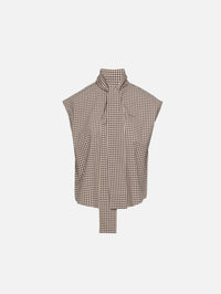 Sleeveless Blouse,MARNI,CEMENT,Image 1