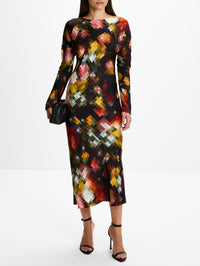 Davion Dress,DRIES VAN NOTEN,BLACK,Image 2