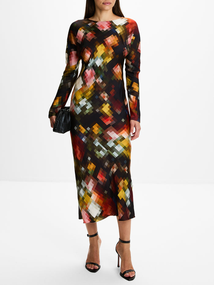 Davion Dress,DRIES VAN NOTEN,BLACK,Image 1