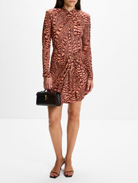 Softly Unbound Mini Dress,JOHANNA ORTIZ,WINE ROSE,Image 2