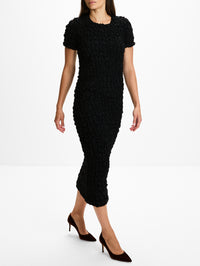 Perry Dress,KHAITE,BLACK,Image 3