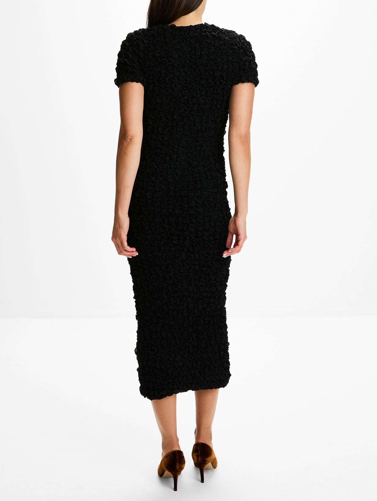 Perry Dress,KHAITE,BLACK,Image 4