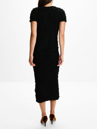 Perry Dress,KHAITE,BLACK,Image 4