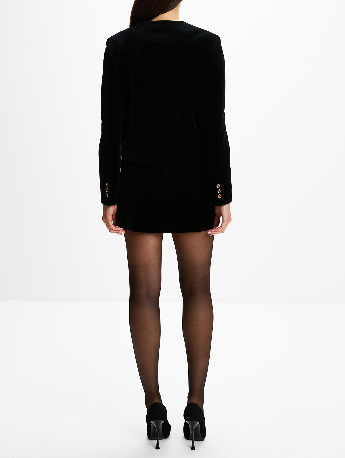 Jealousy Shamo Bolero Jacket,BLAZÉ MILANO,BLACK,Image 3
