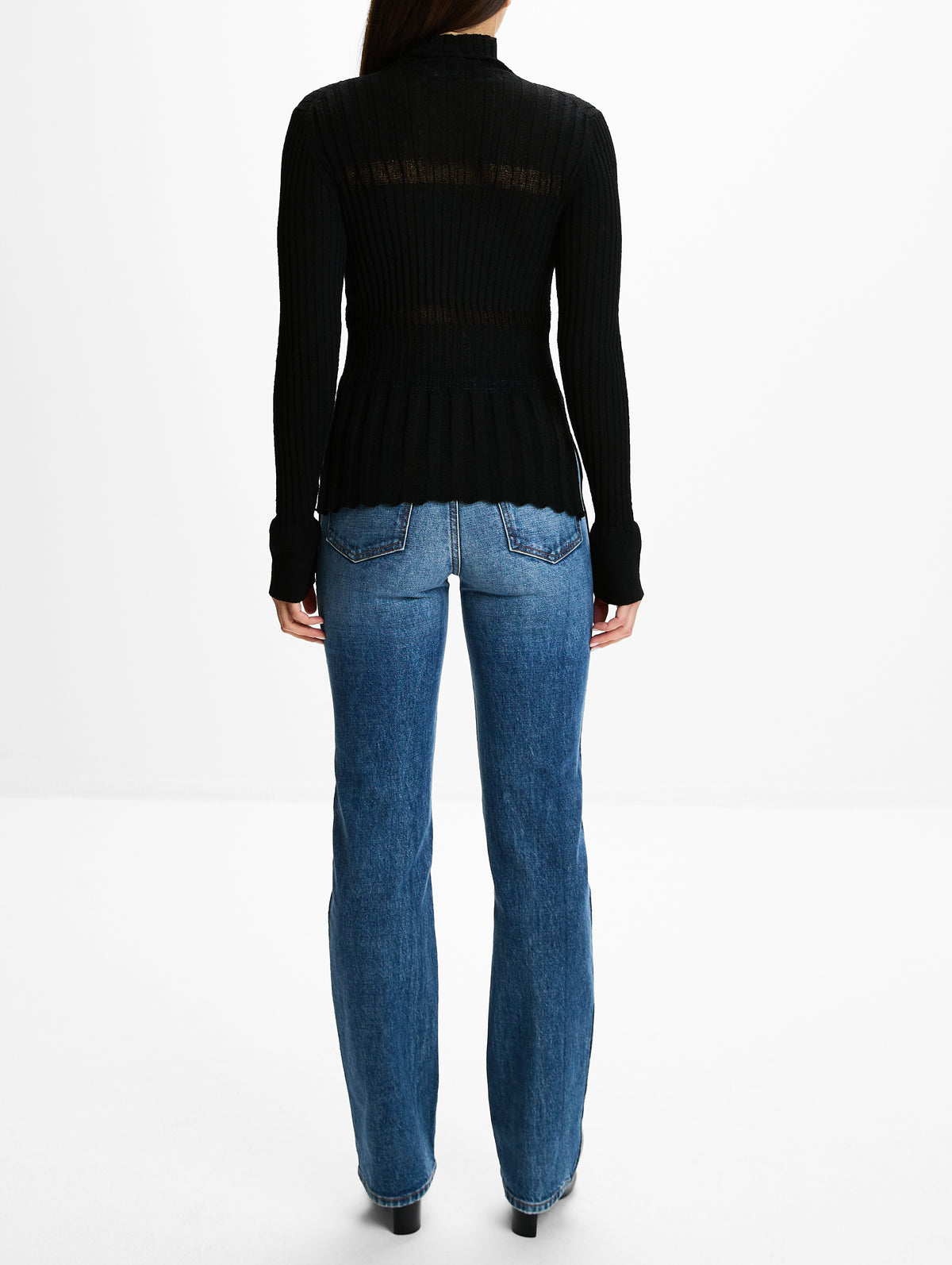 Rosario Top,PROENZA SCHOULER,BLACK,Image 3