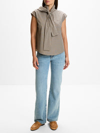 Sleeveless Blouse,MARNI,CEMENT,Image 2