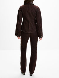 Lennox Jacket,RÙADH,BORDEAUX WASH,Image 3