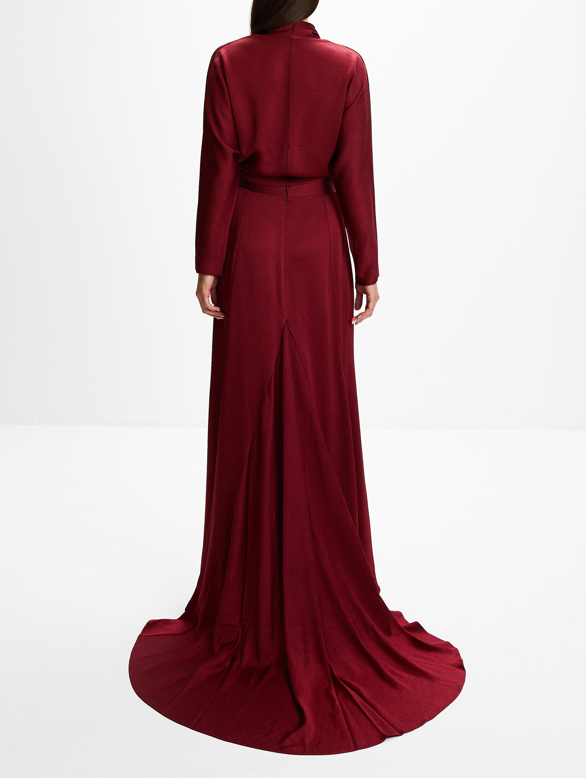 Reiko Blouse,SILVIA TCHERASSI,BURGUNDY,Image 3
