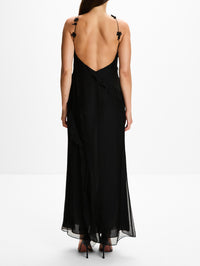 Lysia Halter Gown,SIR.,BLACK,Image 4