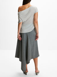 Off Shoulder Top,ST AGNI,SOFT ASH,Image 3