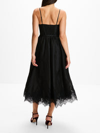 Valiant Lace Trim Midi Dress,ZIMMERMANN,BLACK,Image 4