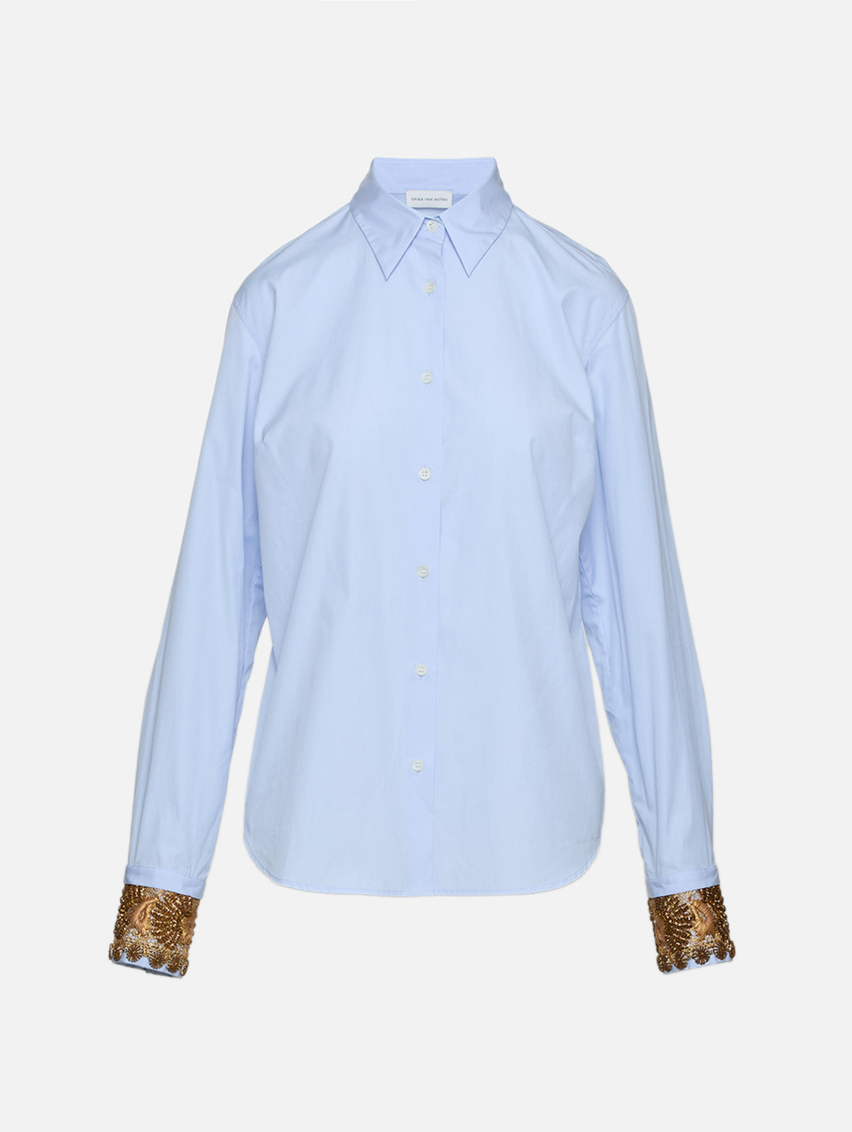 Chloris Shirt,DRIES VAN NOTEN,LIGHT BLUE,Image 2