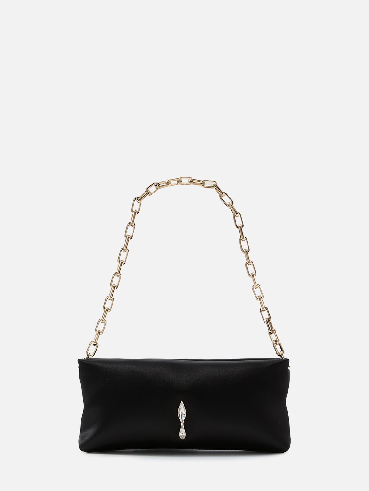 Maykimay Satin Pouch,CHRISTIAN LOUBOUTIN,BLACK,Image 1