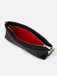 Maykimay Satin Pouch,CHRISTIAN LOUBOUTIN,BLACK,Image 4