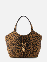 Icare Shopping Tote,SAINT LAURENT,BROWN BLACK,Image 1