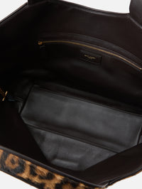 Icare Shopping Tote,SAINT LAURENT,BROWN BLACK,Image 3