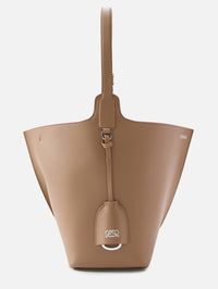 Medium Bilbao Bucket Bag,LOEWE,MOCHA,Image 4