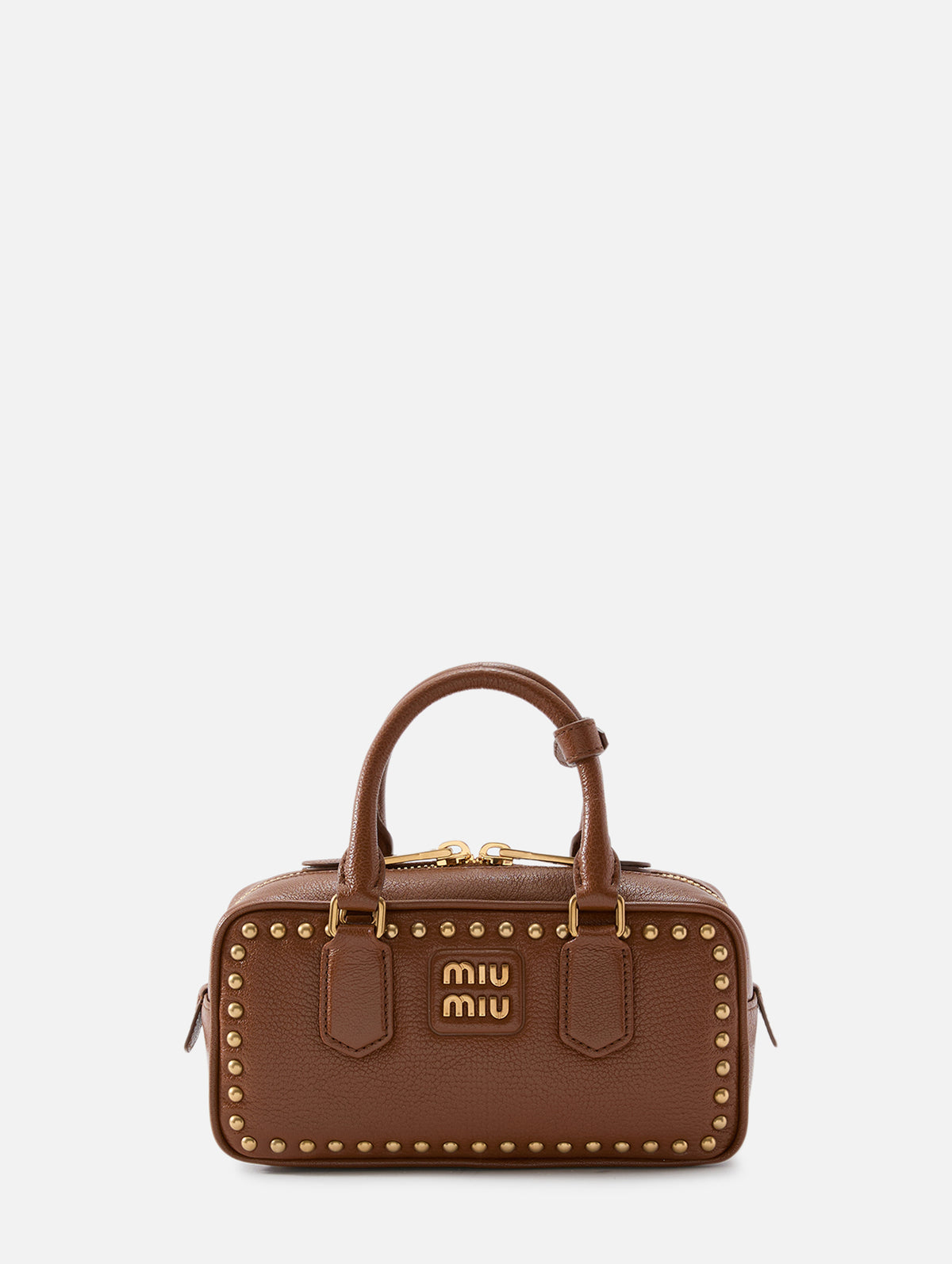 Arcadie Top Handle Bag,MIU MIU,BRANDY,Image 1