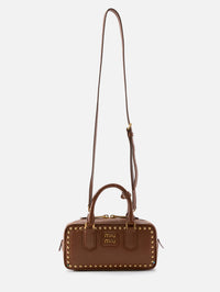 Arcadie Top Handle Bag,MIU MIU,BRANDY,Image 3