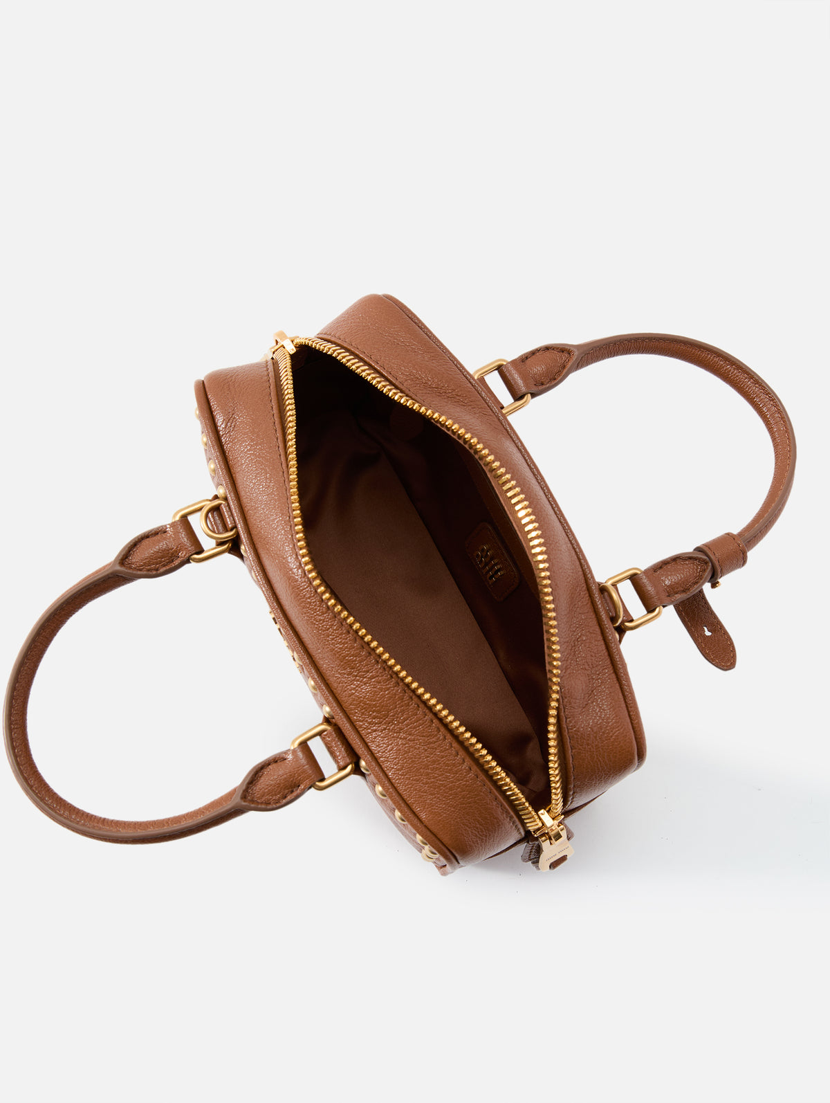 Arcadie Top Handle Bag,MIU MIU,BRANDY,Image 4
