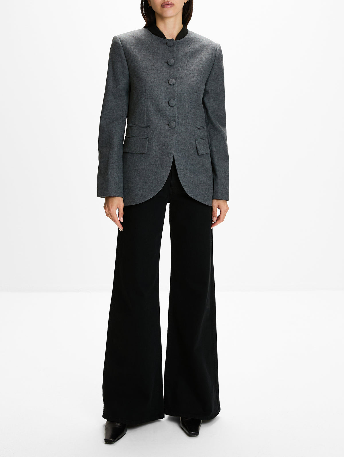 Claye Jacket,BY MALENE BIRGER,DARK GREY,Image 2