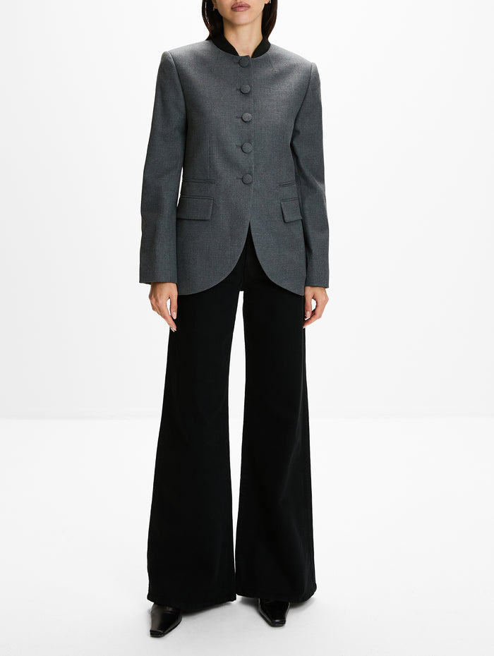Claye Jacket,BY MALENE BIRGER,DARK GREY,Image 1