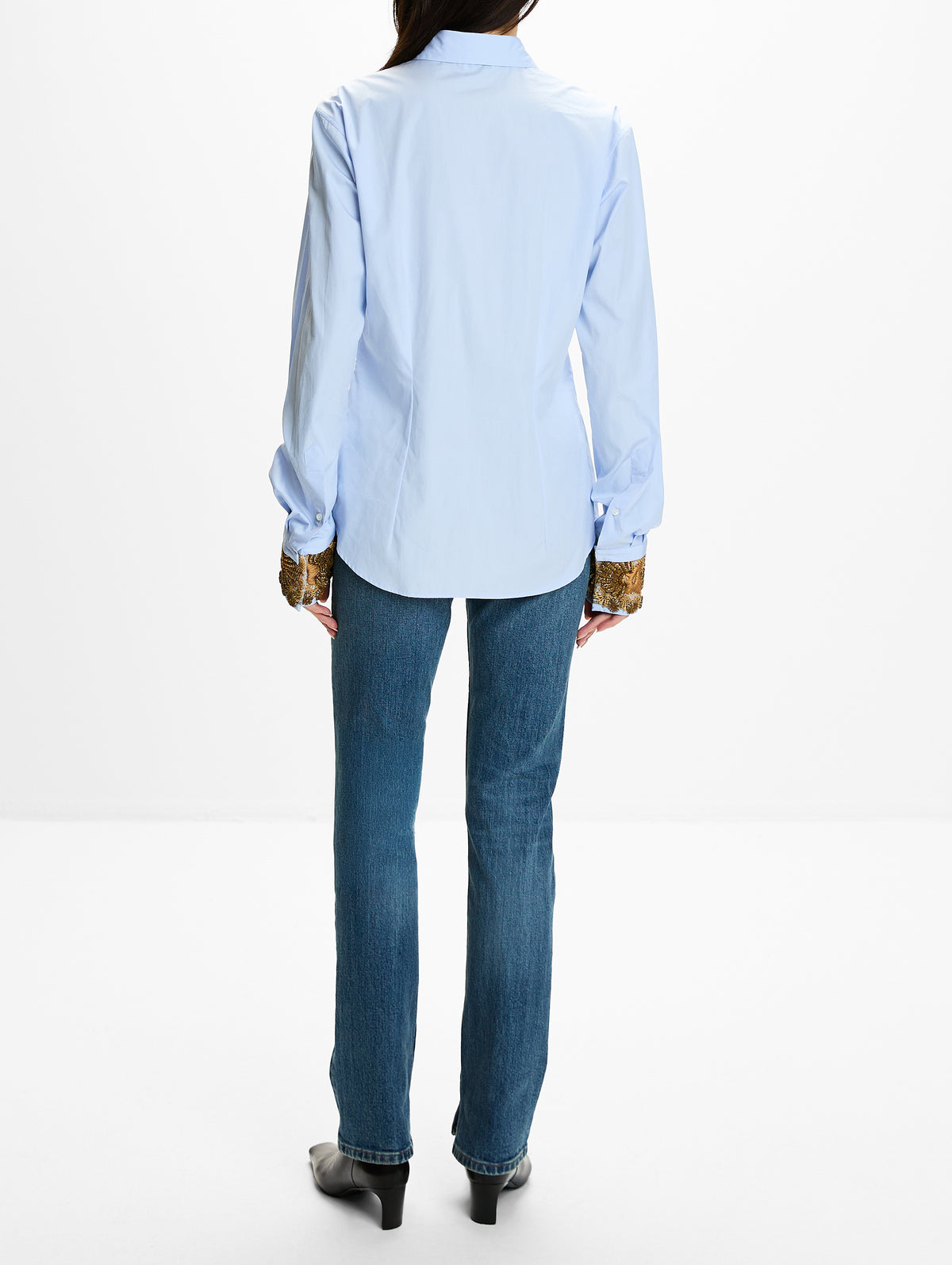 Chloris Shirt,DRIES VAN NOTEN,LIGHT BLUE,Image 3