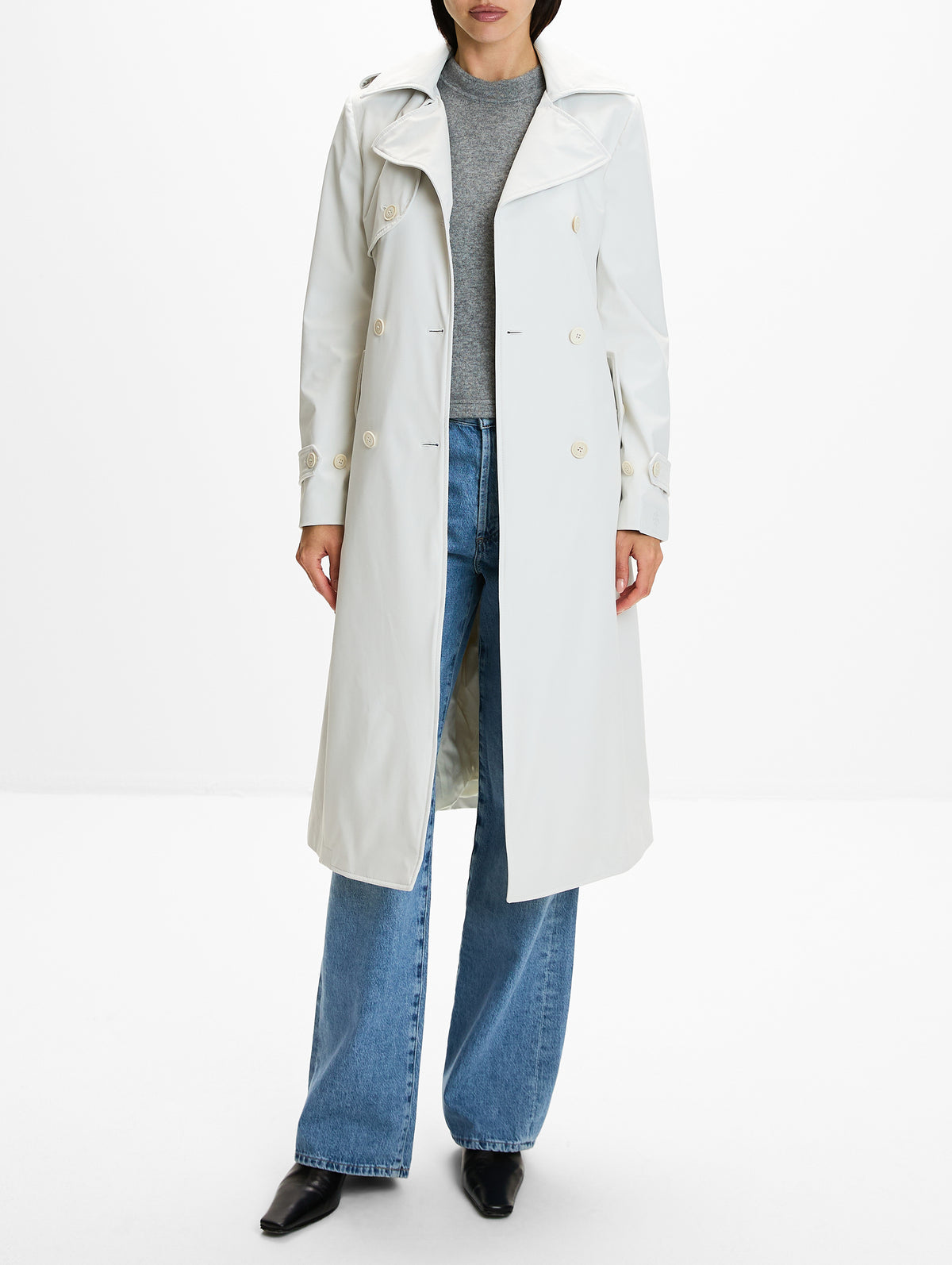 Raincoat,ELEVENTY,CREAM,Image 2
