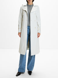 Raincoat,ELEVENTY,CREAM,Image 2