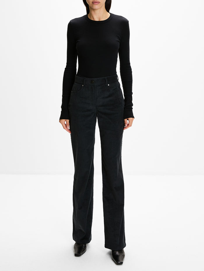 Costa Corduroy Pant,AMIYA,BLUE,Image 1