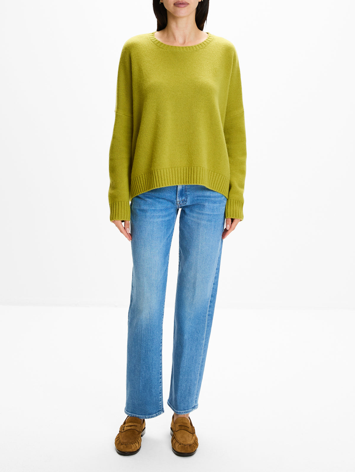 Wide Pullover Sweater,ORGANIC,FAWN,Image 2