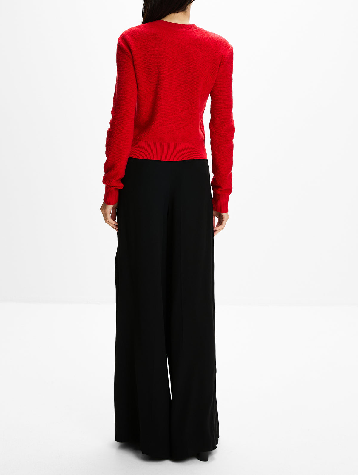Crewneck Sweater,LOEWE,RED,Image 4