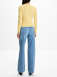 Sweater,MIU MIU,CREAM,Image 3