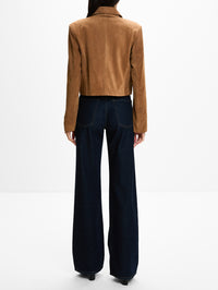 Bleeker Jacket,NOUR HAMMOUR,TOBACCO,Image 3